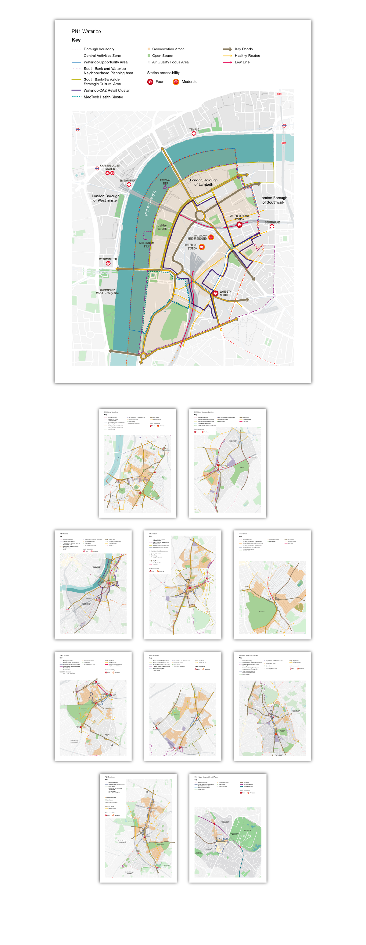 Lambeth Local Area Maps