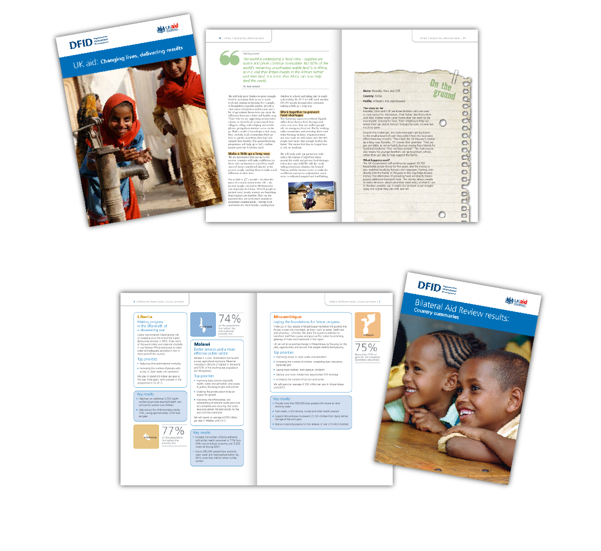 DFID UK:Aid Annual Report and Bilateeral Aid Review